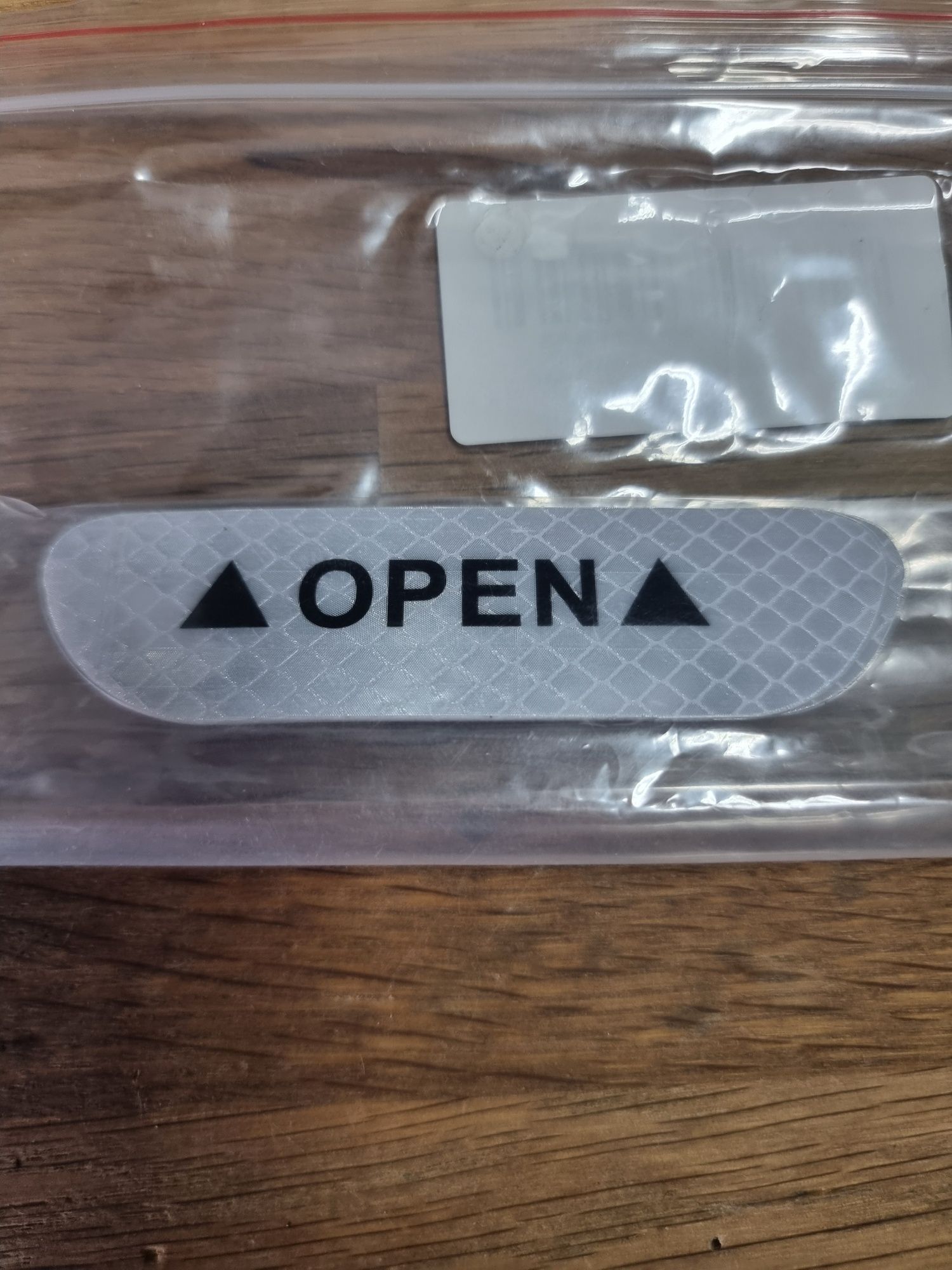 Naklejki odblaskowe OPEN - Auto drzwi
