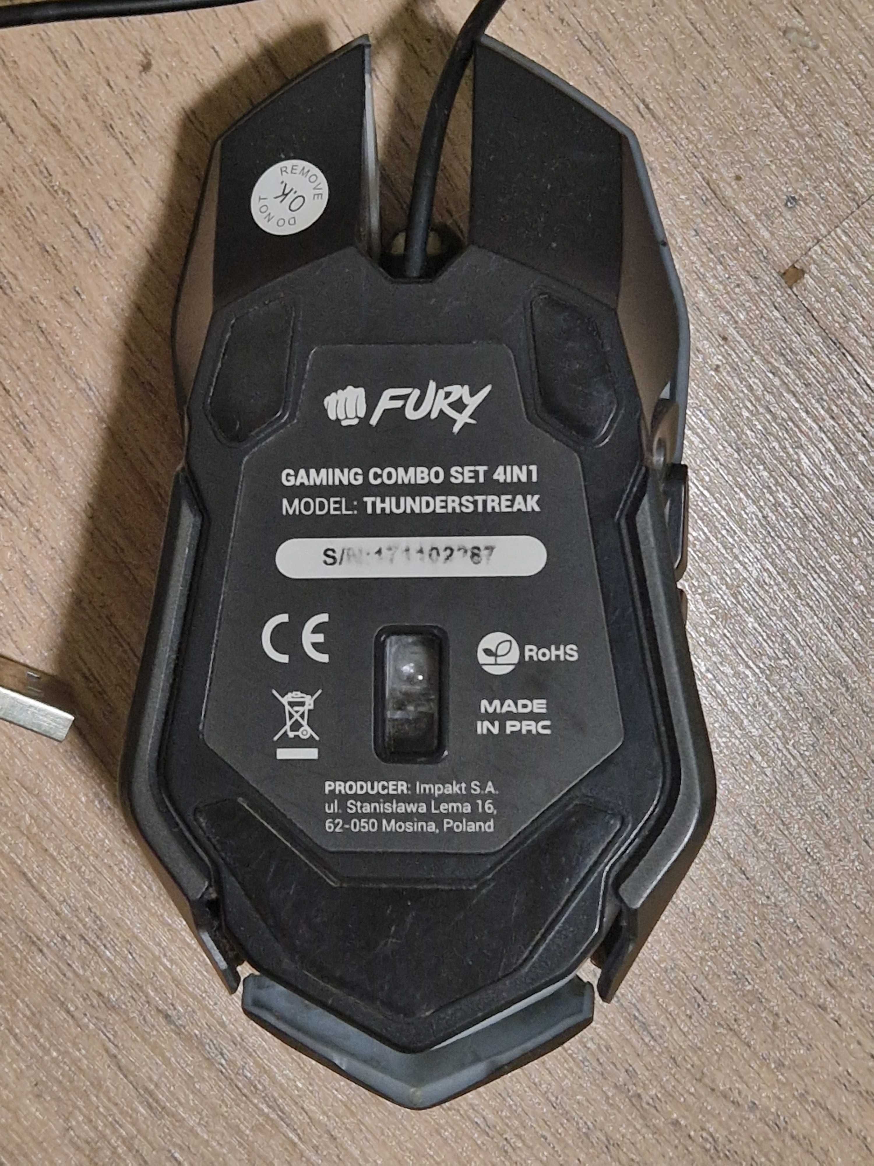 Mysz gamingowa Fury Thunderstreak