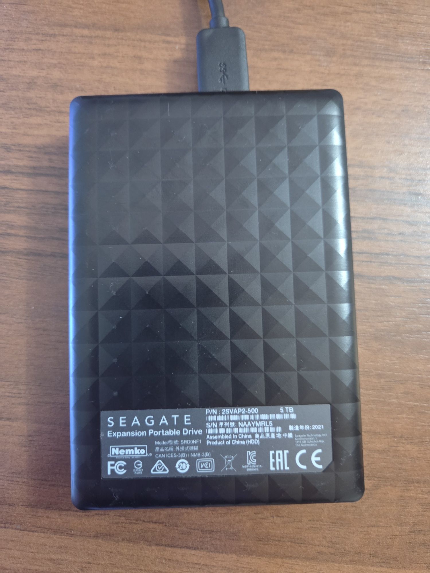 Dysk zewnętrzny HDD 5TB Seagate