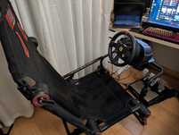 Simulador de Corrida Completo: Thrustmaster T300, Pedais T-LCM e Cockp