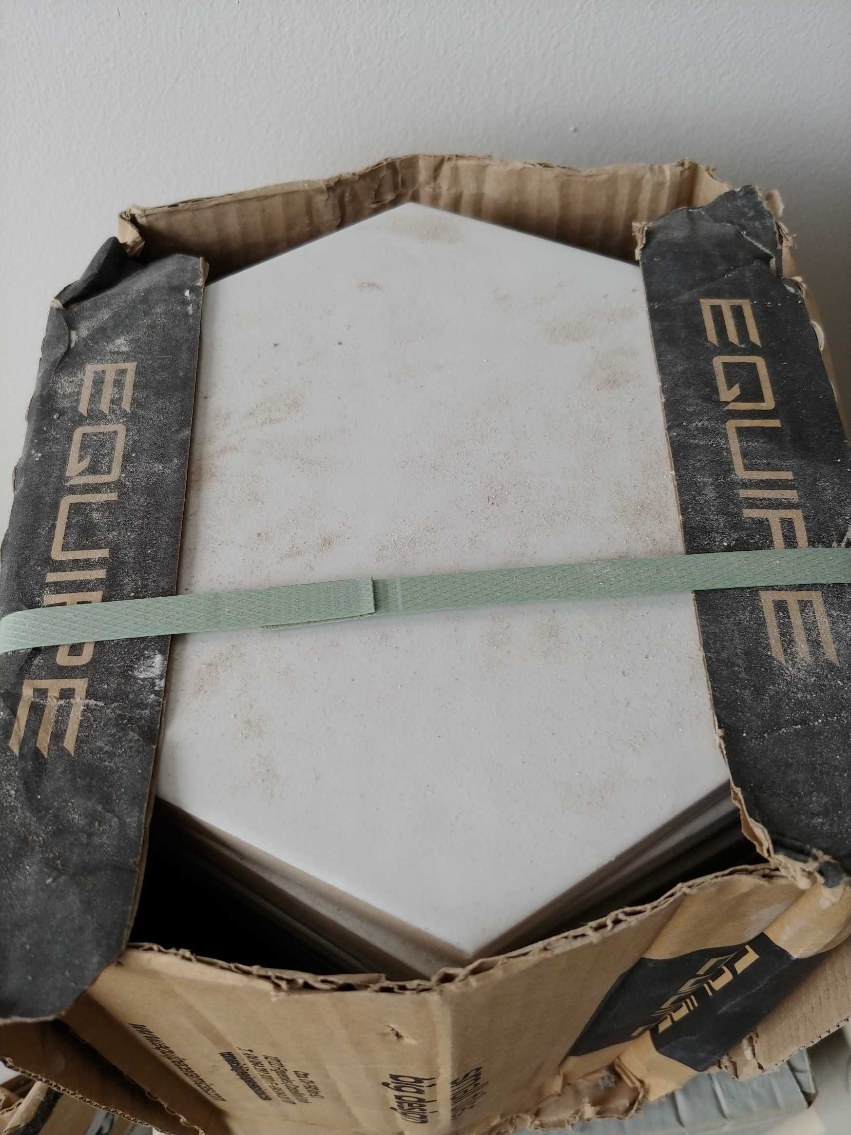 Płytki Equipe Hexatile Blanco Brillo NOWE, I gatunek