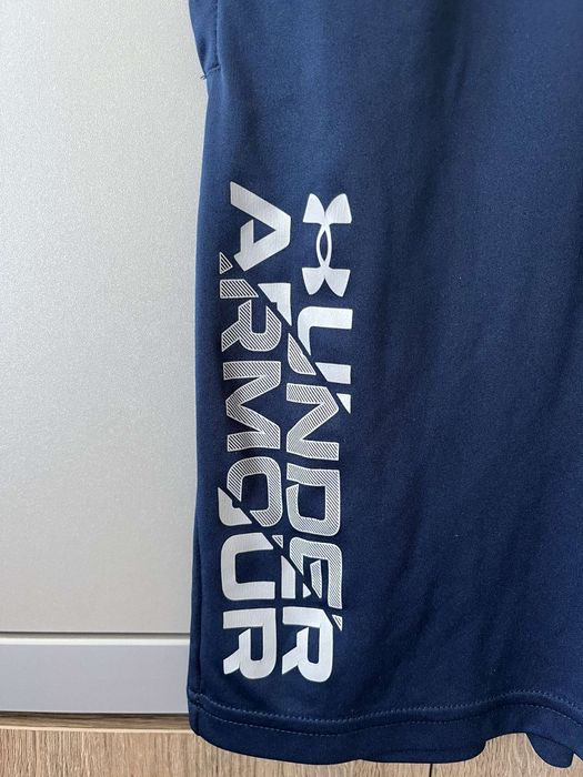 Spodenki sportowe na siłownie granatowe Under Armour