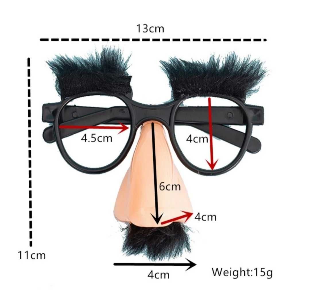 Маска карнавальная  Чарли усы очки нос