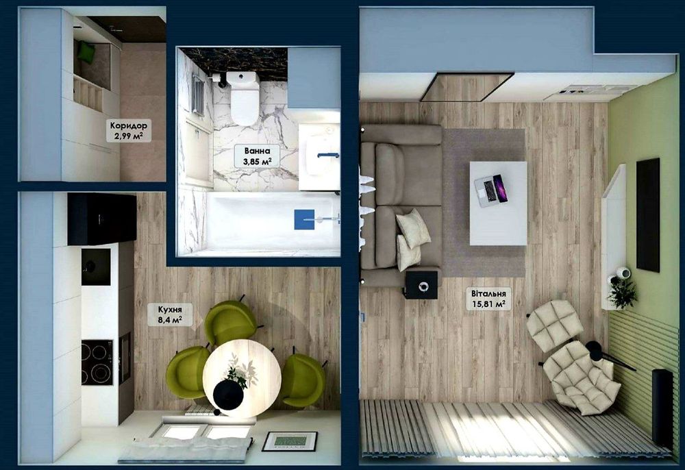 Квартира в жк Смарт Запоріжжя від власника