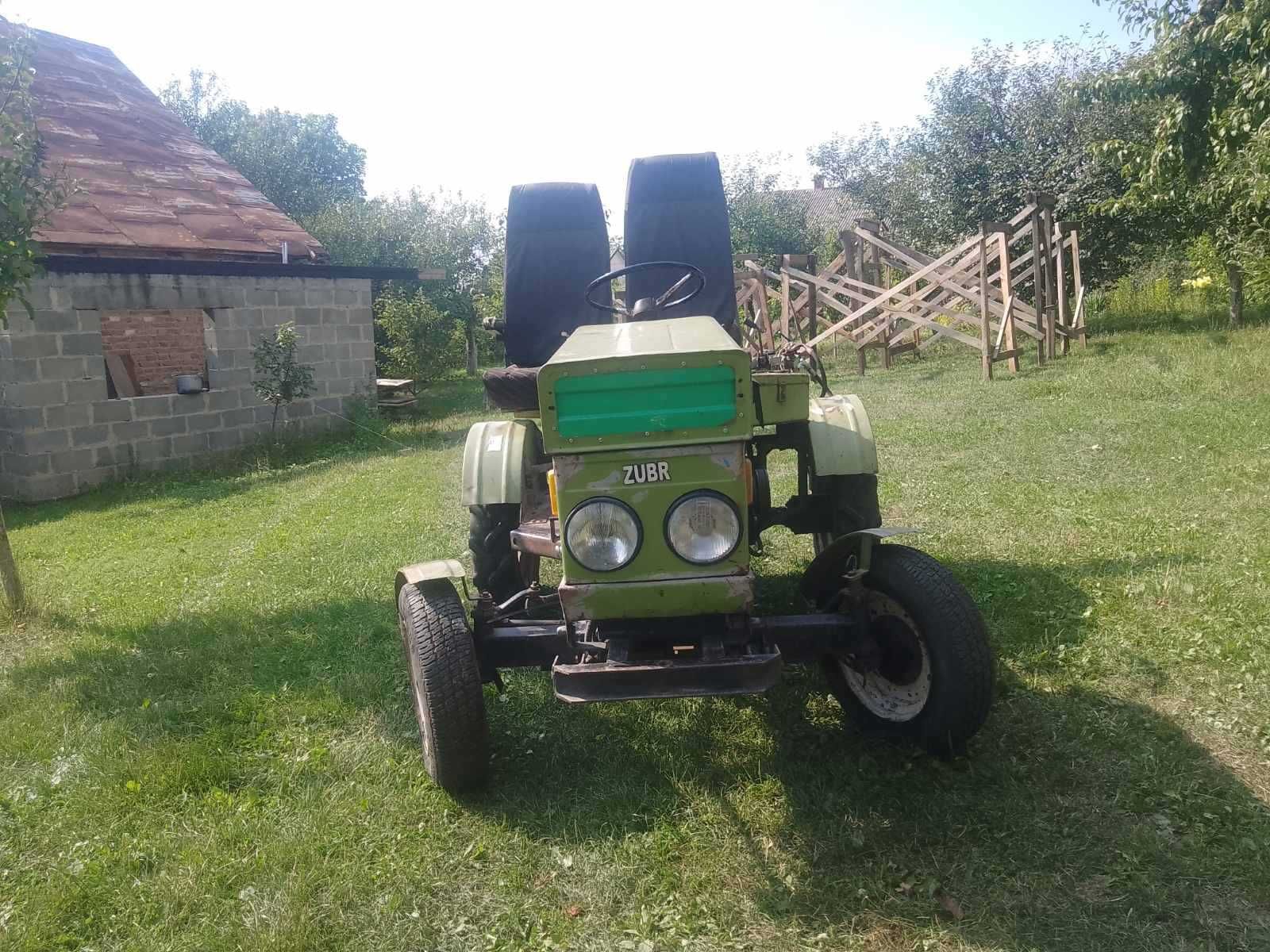 Мототрактор ZUBR 12 з навісним
