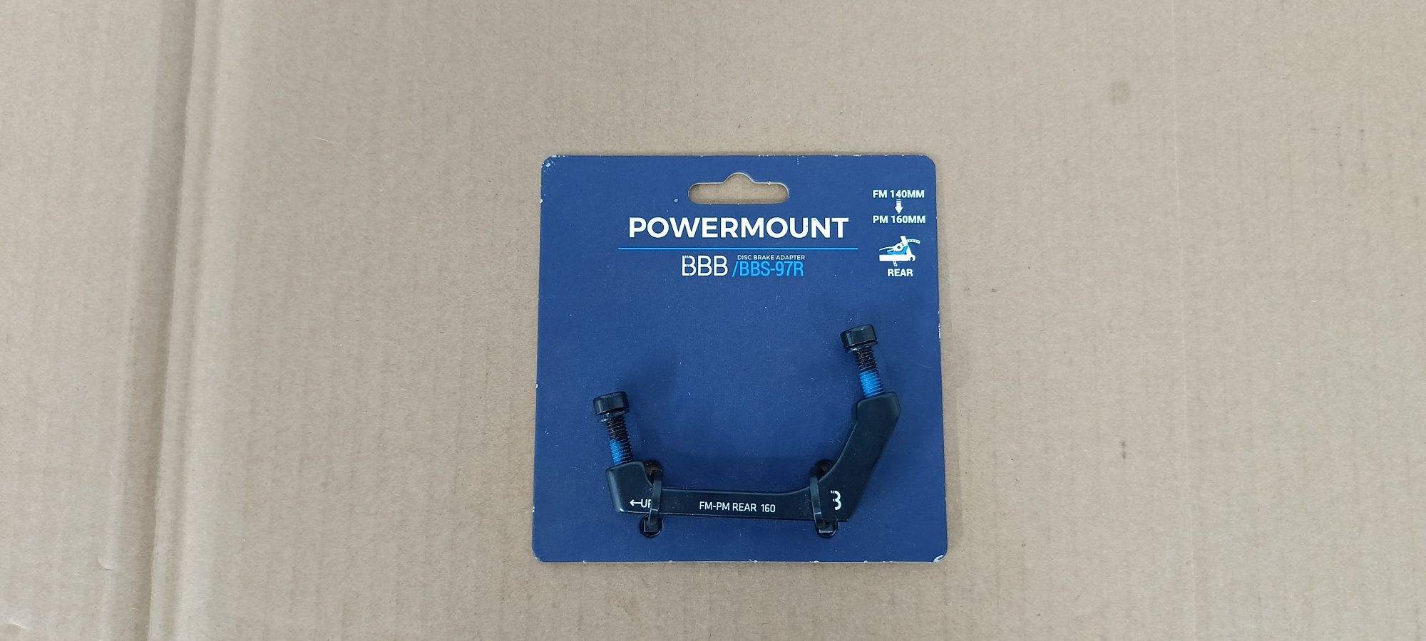 Adapter hamulca BBB/BBS-97R. FM140->PM160. Tylny.