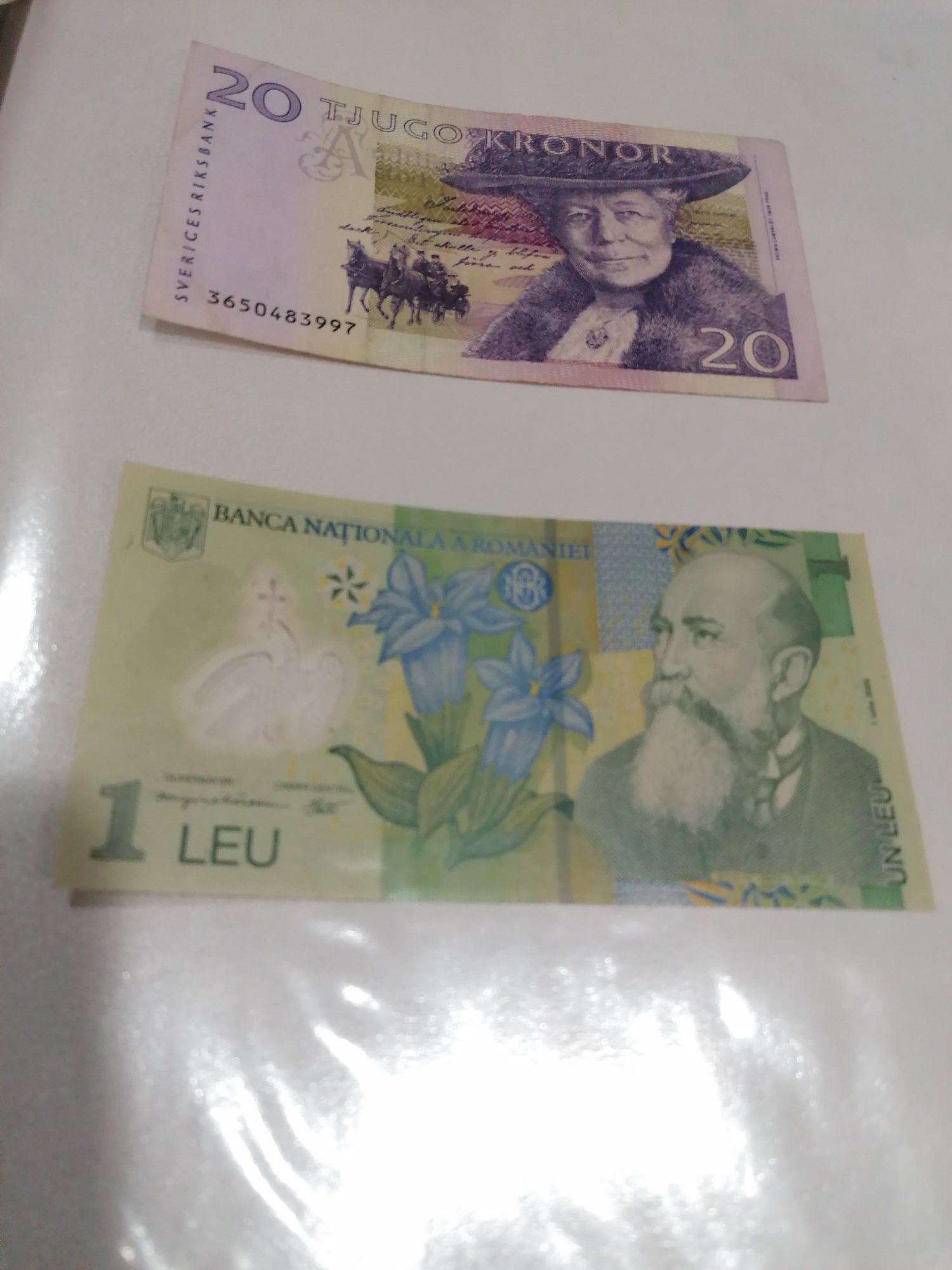 Notas de coleção continente europeu