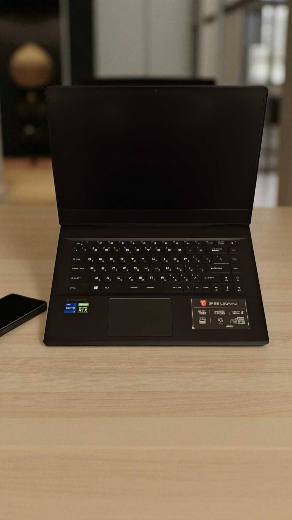 MSI GP66 Leopard 15,6" 144Гц / i7-11800H/16GB/1TB/RTX3070