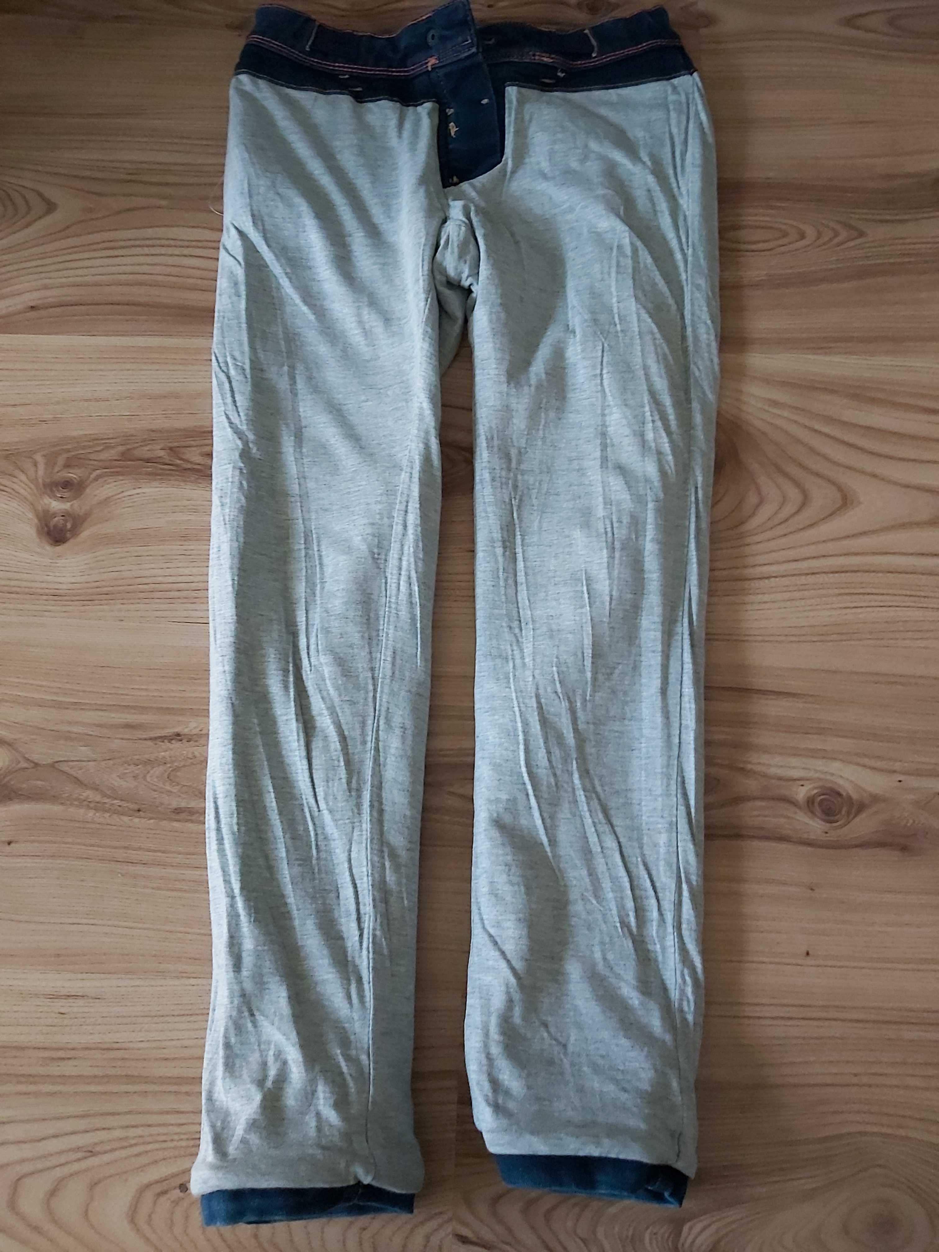Spodnie jeansowe dżinsy ocieplane