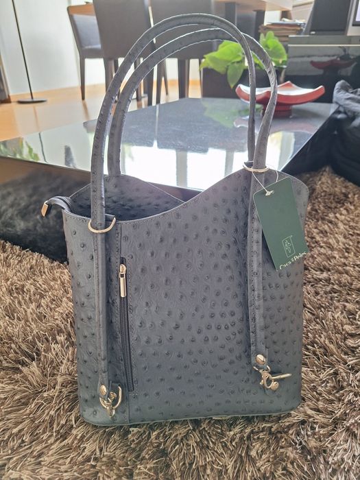 Mala de senhora em pele