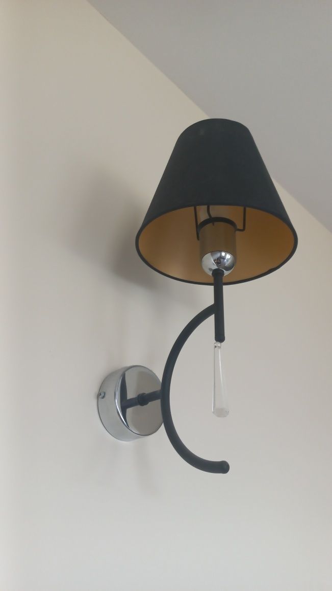 Komplet-Lampa wisząca/żyrandol i kinkiet plus żarówki