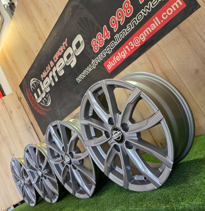 NOWE ALUFELGI NISSAN 16x5x114,3-Juke, Leaf,Qashqai,X-trial (ET40 i 45)
