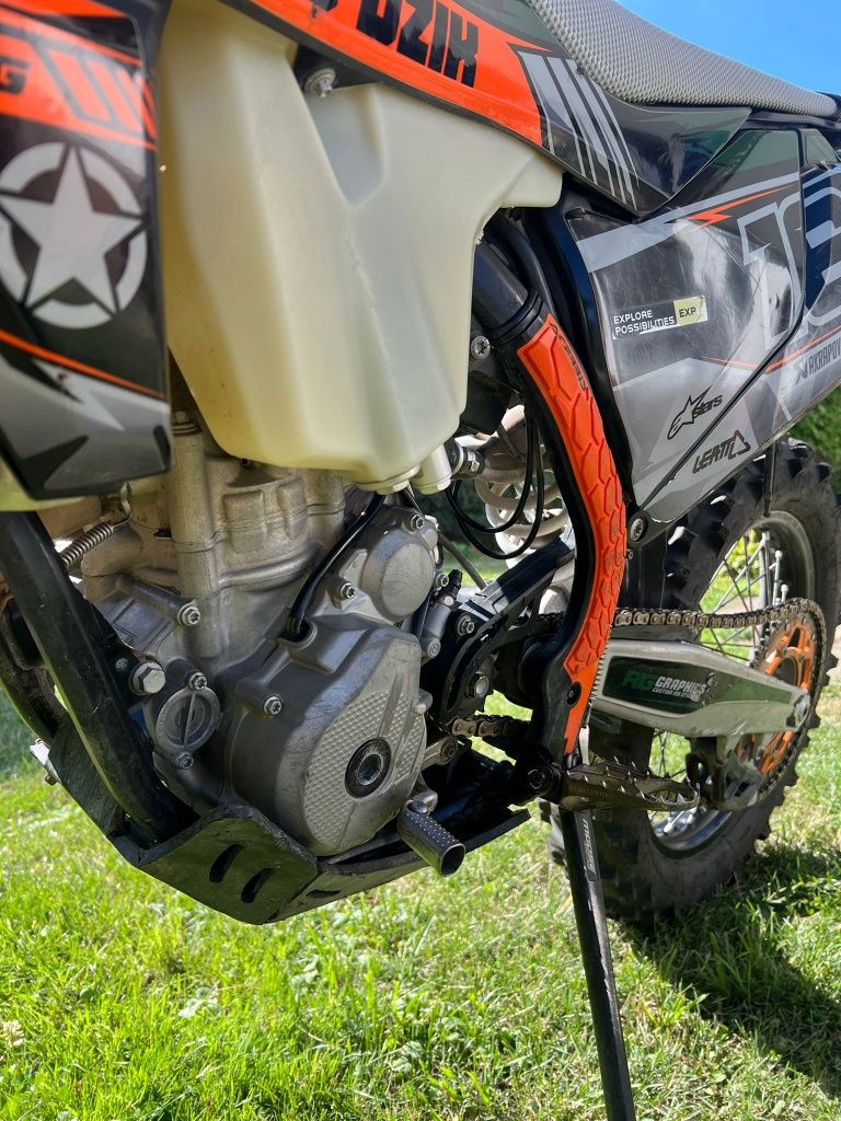 KTM EXCF 250 rok 2018 mapy kontrola trakcji stan perfekt zamiana na 2t