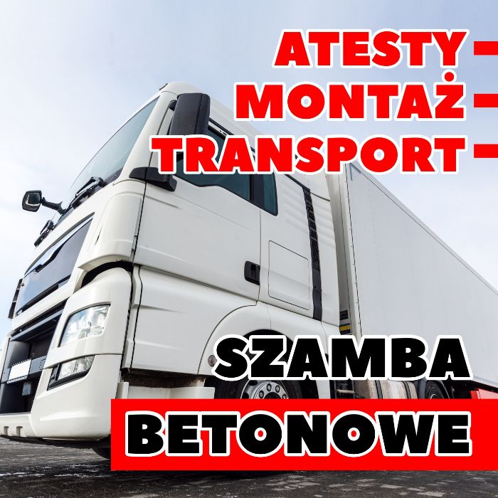 Szambo betonowe Zbiornik betonowy Deszczówka #ATEST# #GWARANCJA# 100%