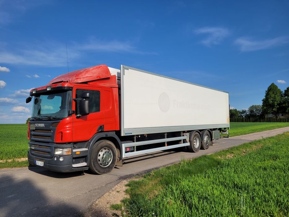 Scania P280 6x2 chłodnia thermoking firanka plndeka rama do zabudowy