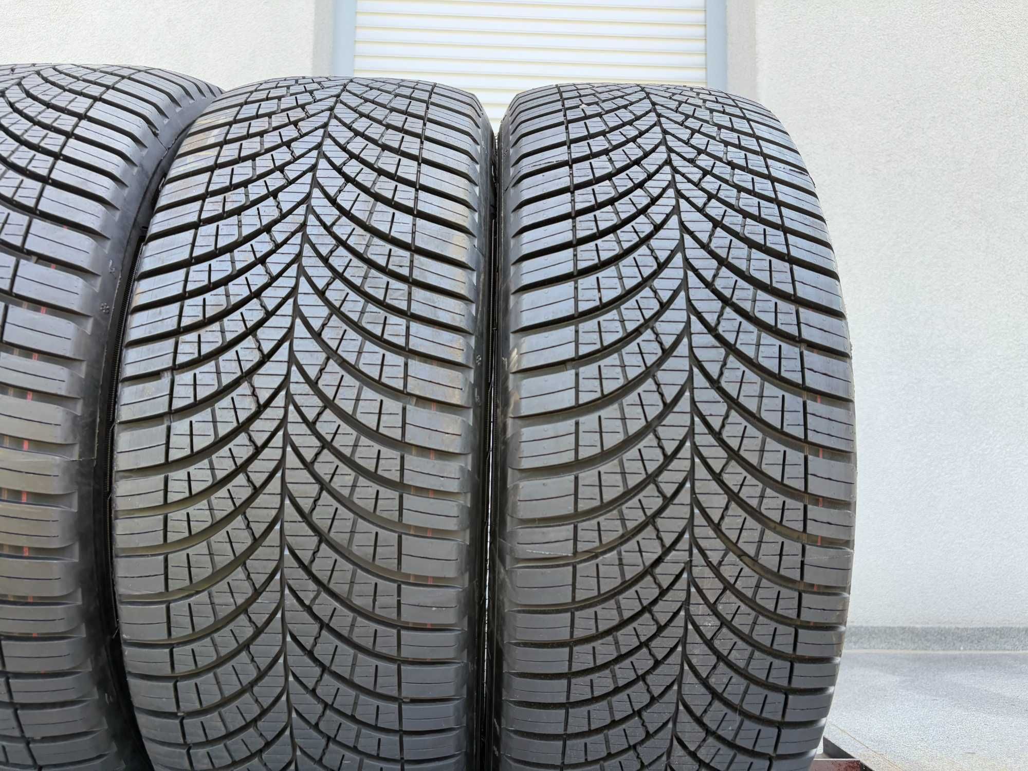4szt całoroczne 225/55R17C GoodYear 8,2mm 2024r fv23% 4S143 Gwar