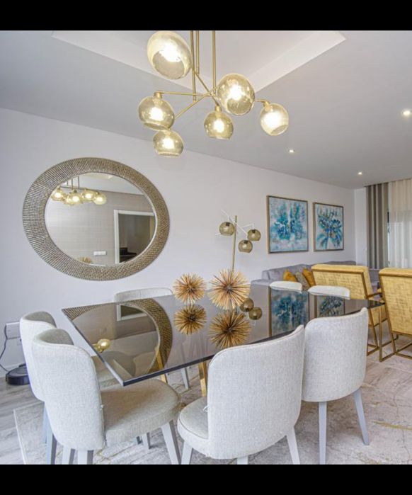 Mesa de vidro Quadrada