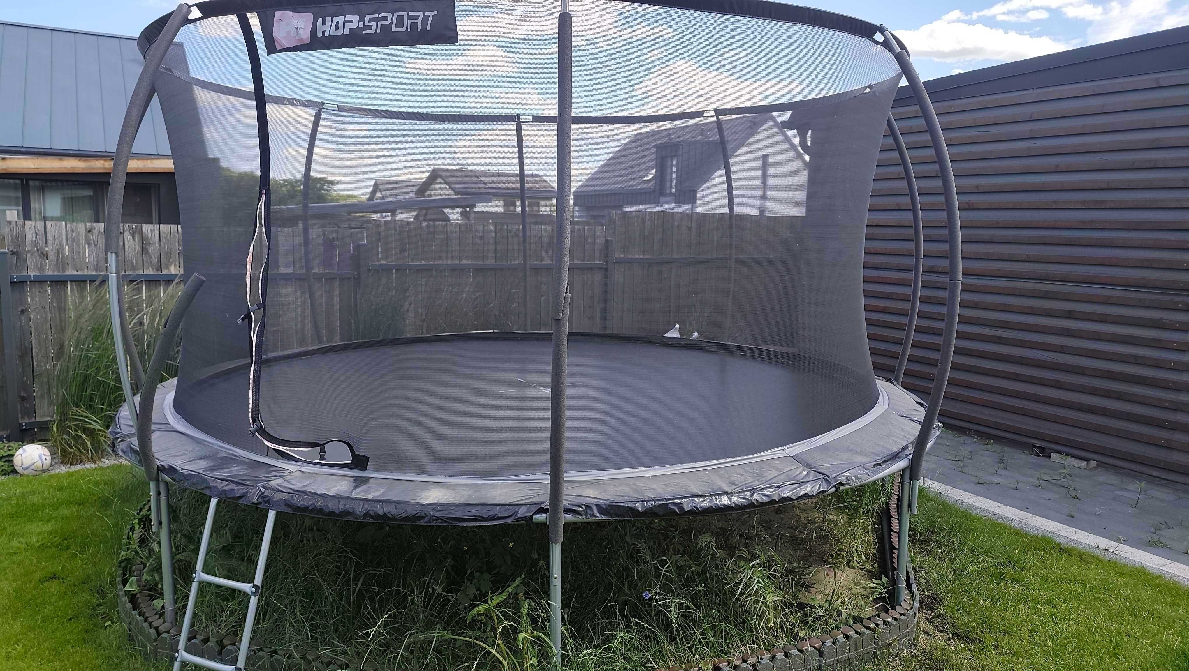 Trampolina Hop Sport 427 cm - Stan bardzo dobry