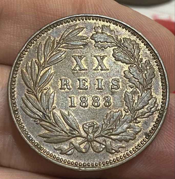Moeda XX Reis D LUIS I - 1883