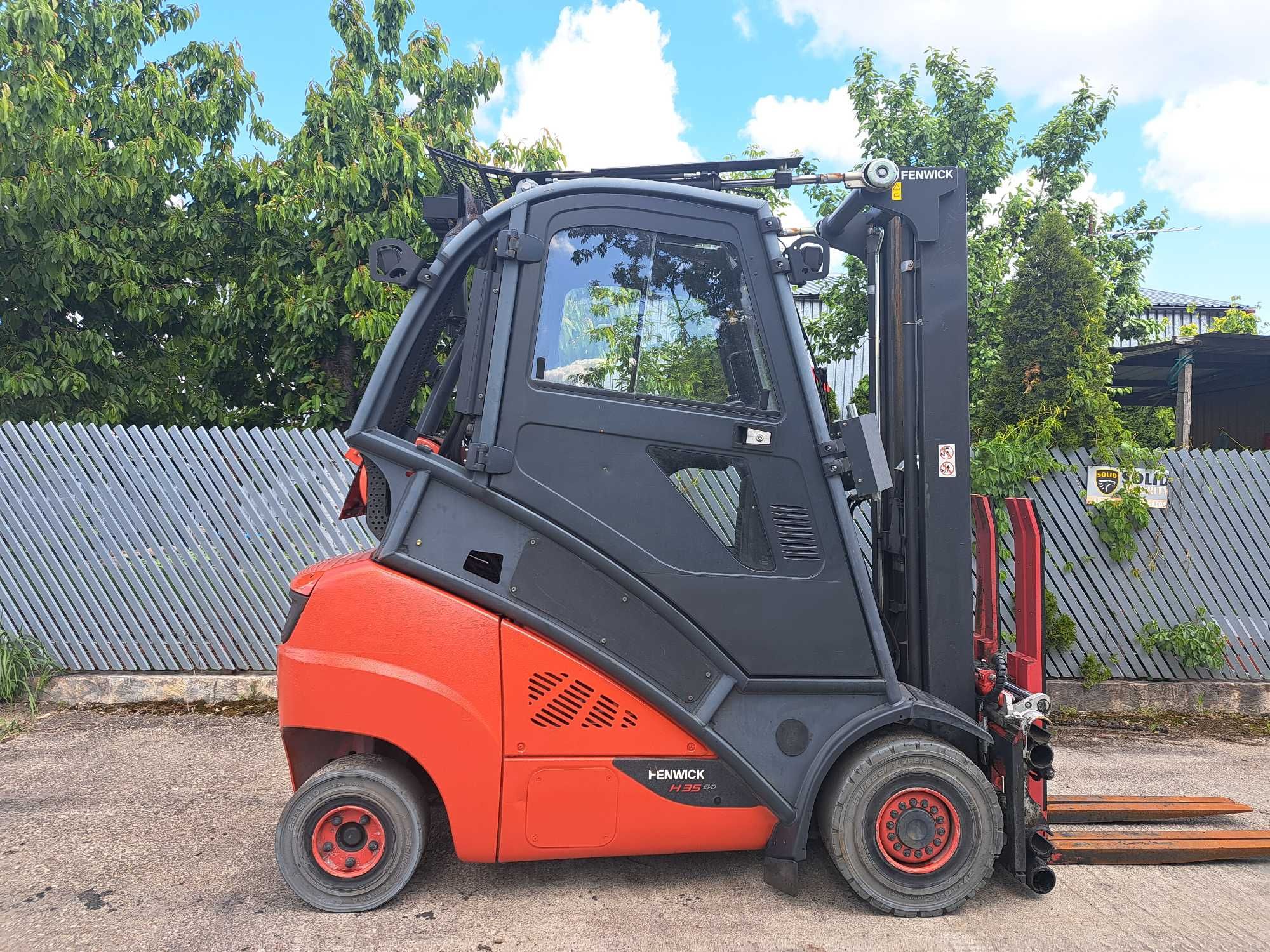 Linde H35T Klima 4 sekcje wózek widłowy 2018r.