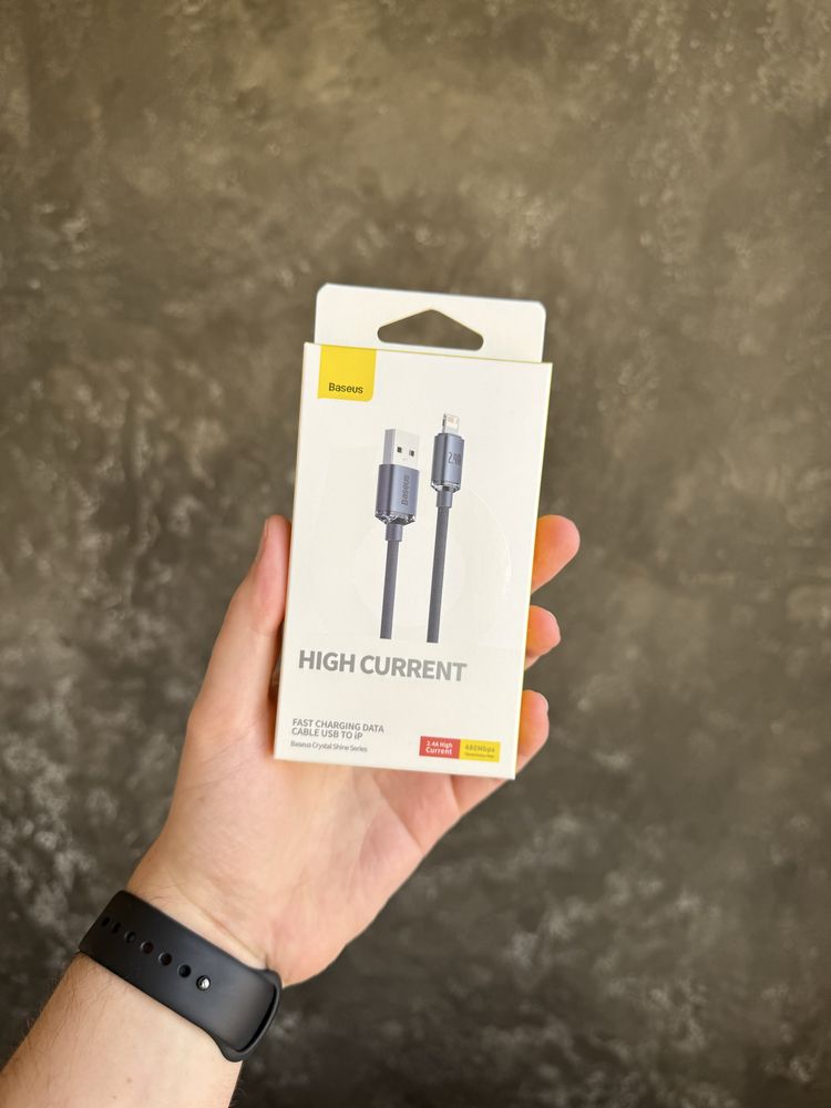 Кабель Baseus Crystal Shine Series Lightning 2.4A (1.2m)