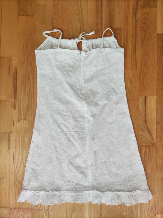 Biała sukienka dziewczęca 146 Anagri