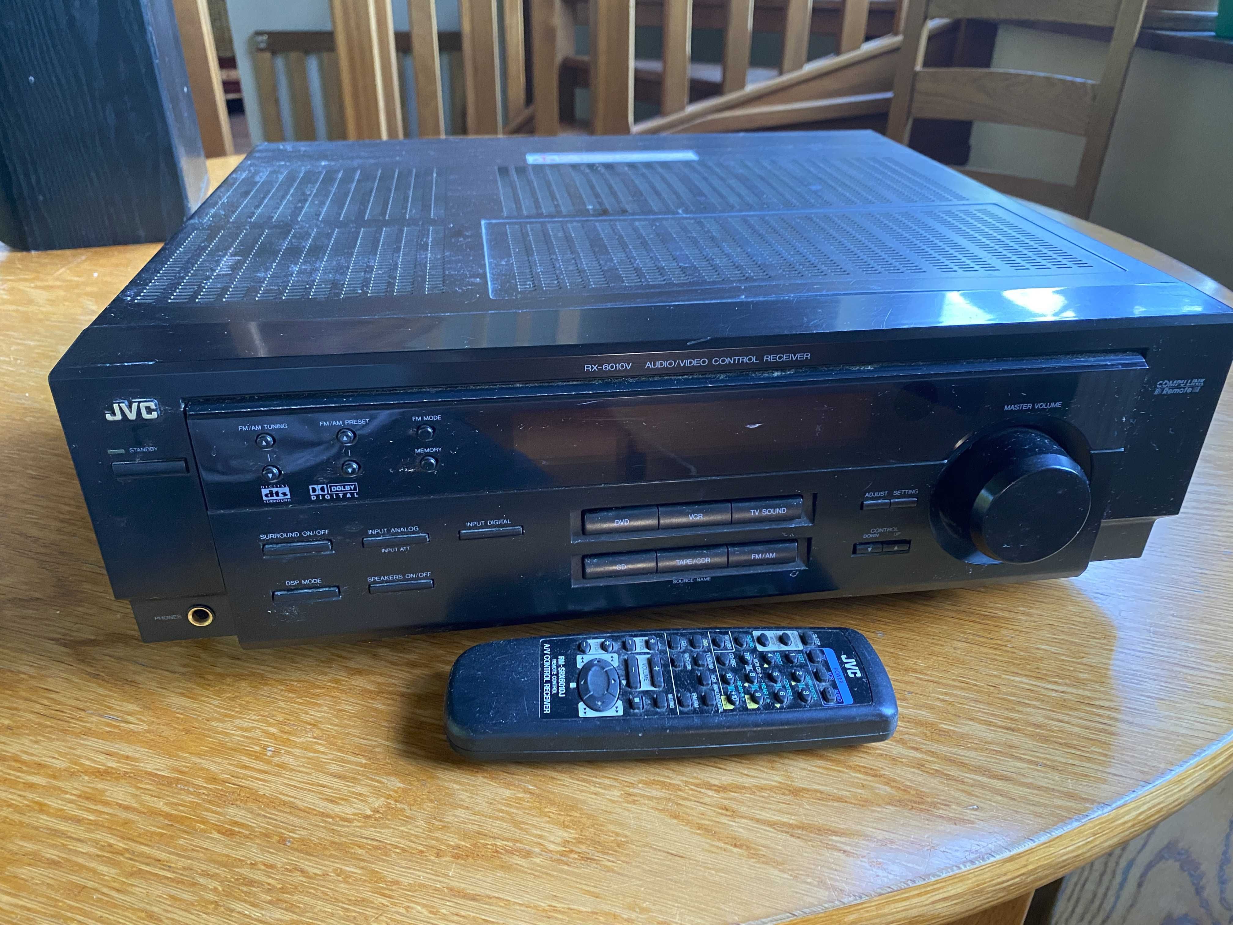 Amplituner JVC RX-6010VBK + pilot + transformator 230V