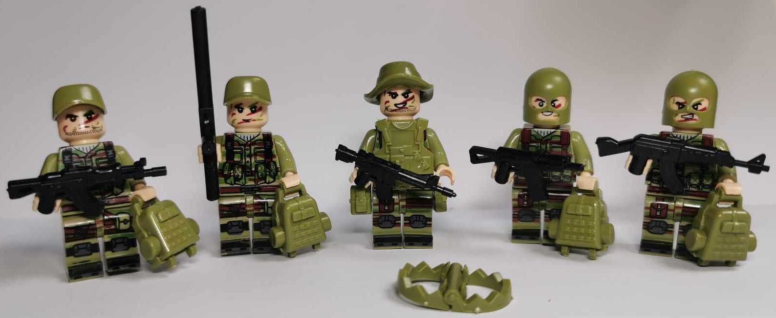 Minifigurki Jungle Camo Klocki Wojsko Army Żołnierzyki SWAT CS GO NOWE