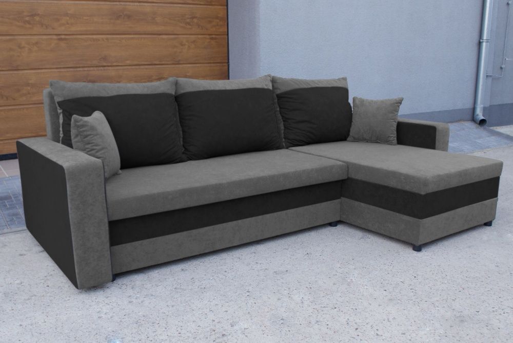 Narożnik Loft Kanapa Sofa rogówka z funkcją spania