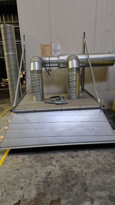 Okap wentylacyjny ze stali cynkowanej