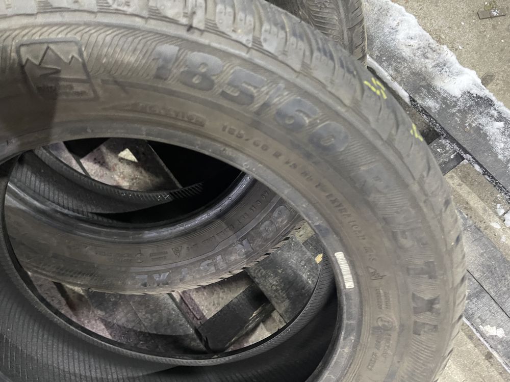 Semperit 185/60r15 комплект зима резина шини б/у склад