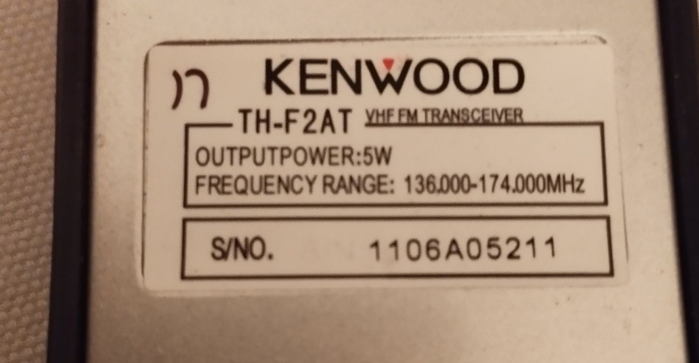 Radiotelefon Kenwood VHF