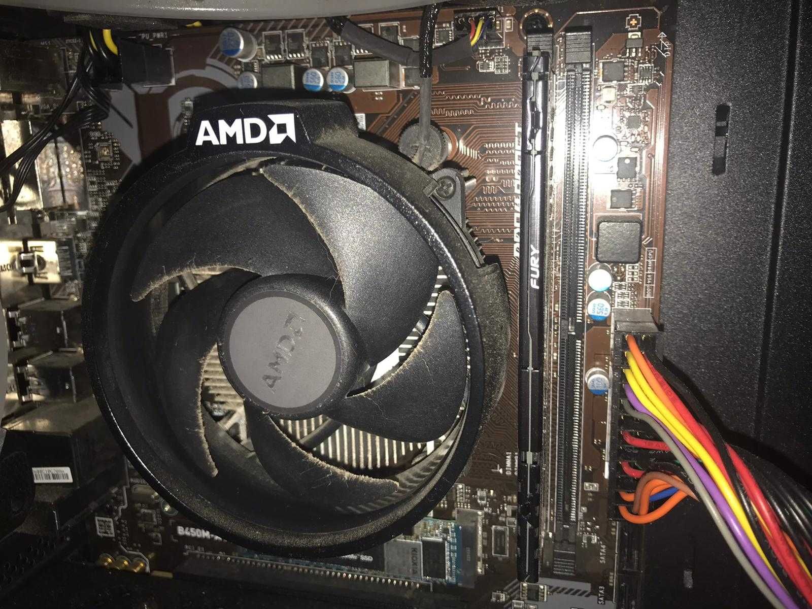 Motherboard B450M-A PRO MAX (na-7c53) + Processador + Memória