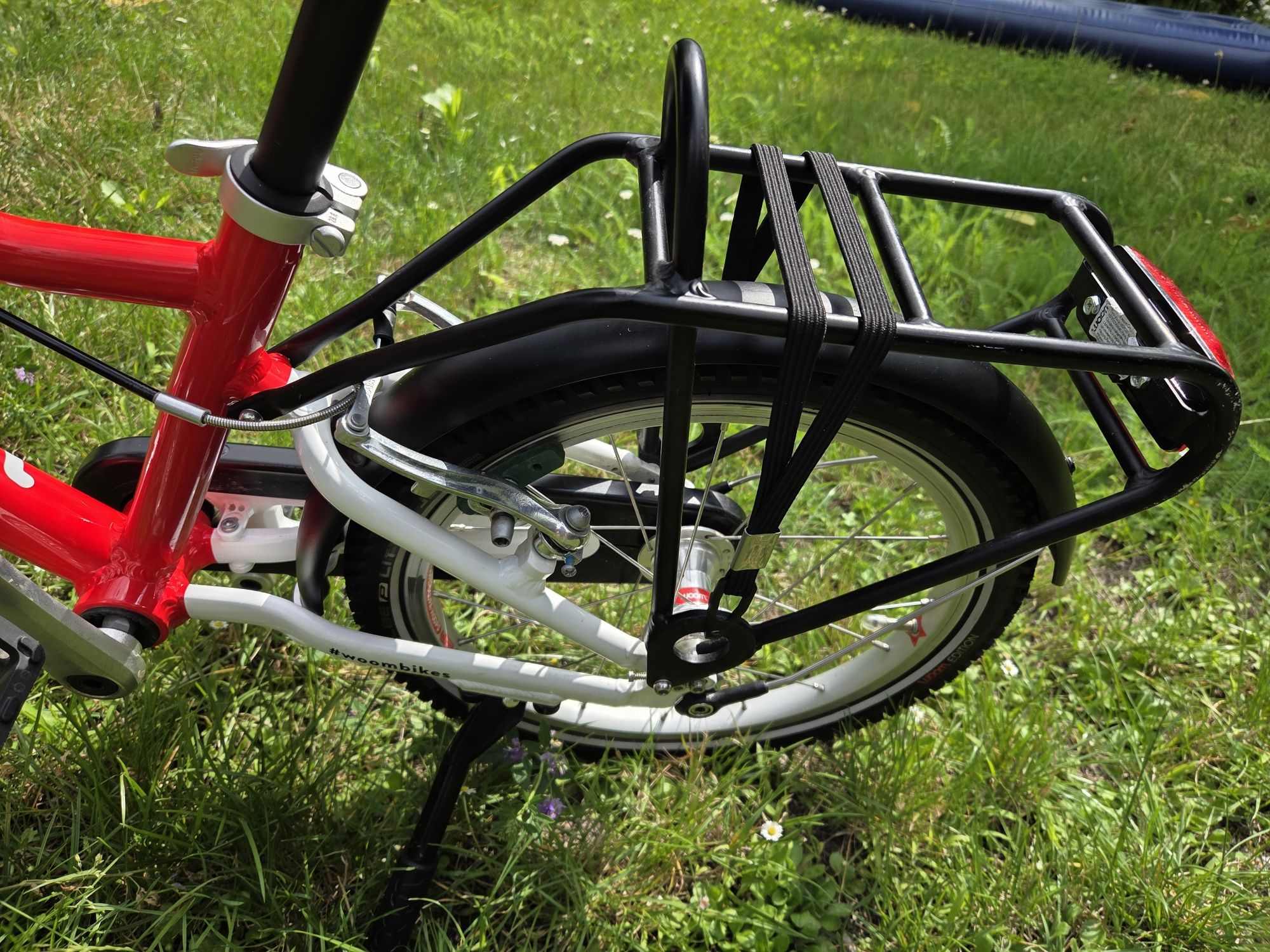 Rower Woom 3 bagażnik błotniki nóżka rowerek dziecięcy