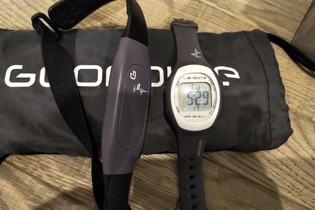 Zegarek sportowy Decathlon + pas do mierzenia tętna biegowy