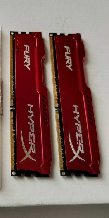 2 Memórias Ram Kingston HyperX FURY DDR3 4GB cada
