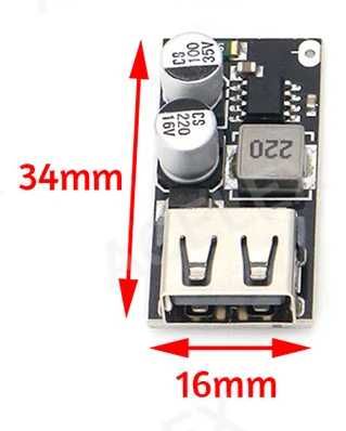 Модуль понижающий QuickCharge APPLE Samsung Qualcomm DC-DC USB 6V-32V
