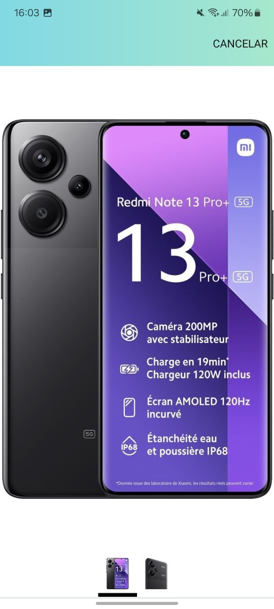 Redmi Note 13 Pro Plus 5G NOVO