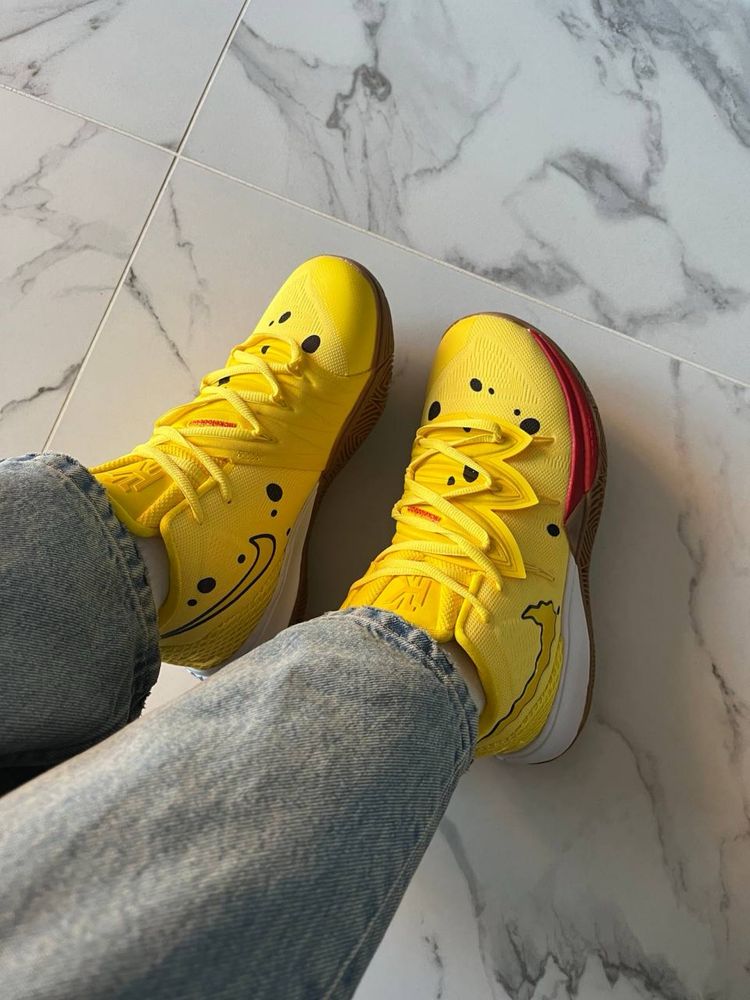 БЕЗ ПЕРЕДОПЛАТ‼️ високі кросівки Nike Kyrie 5 Spongebob Squarepants