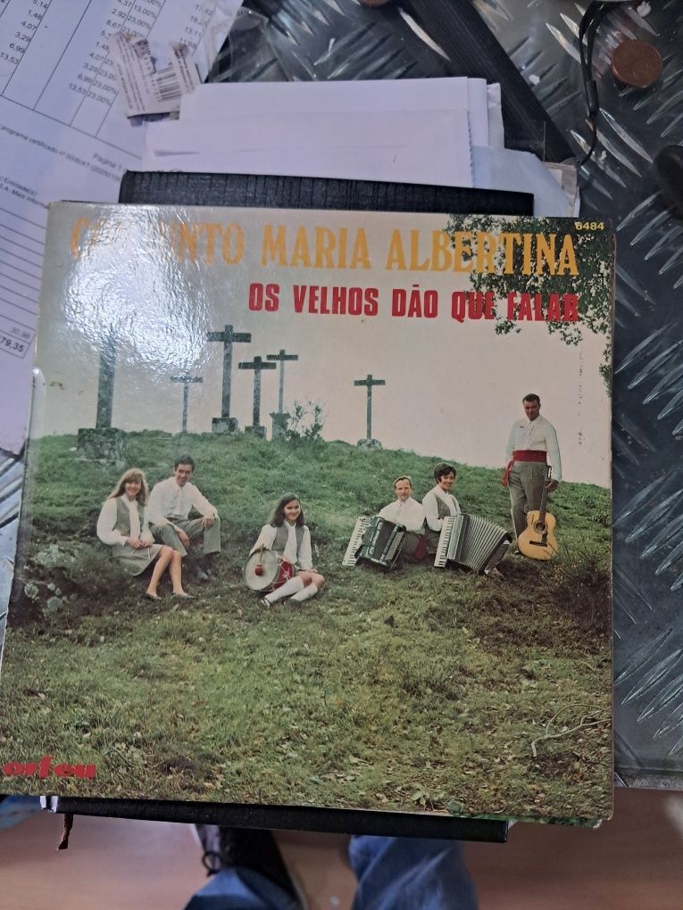 Discos vinil conjunto tipico maria albertina