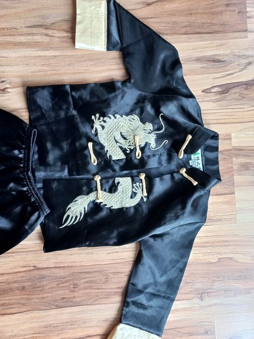 Strój Karnawałowy kimono dziecięce czarne