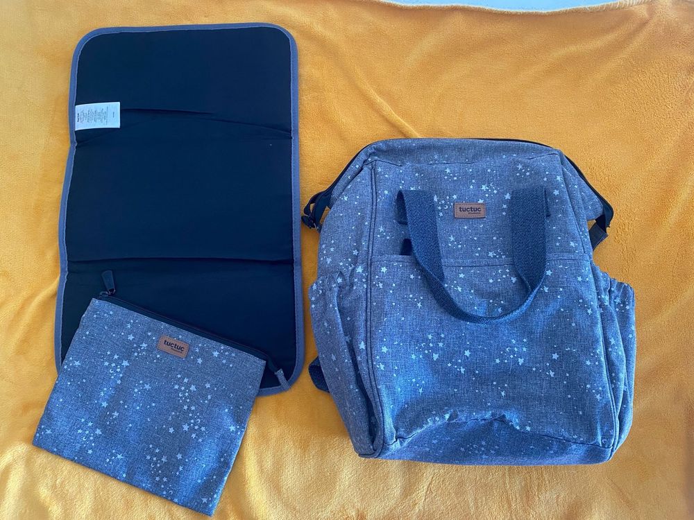 Mochila Tuc Tuc em Óptimo Estado c/ Acessórios