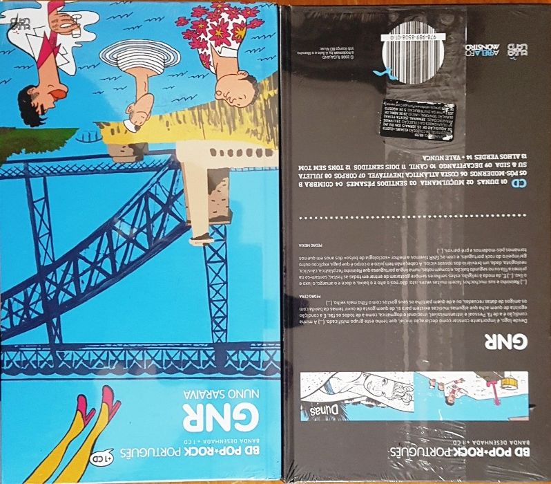 GNR cd + banda desenhada pop-rock português novo / selado / mint