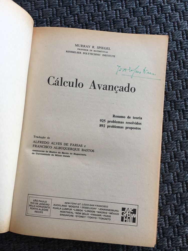 Cálculo Avançado - Coleção Schaum