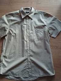 36. Koszula męska krótki rękaw rozmiar L firmy Gant
