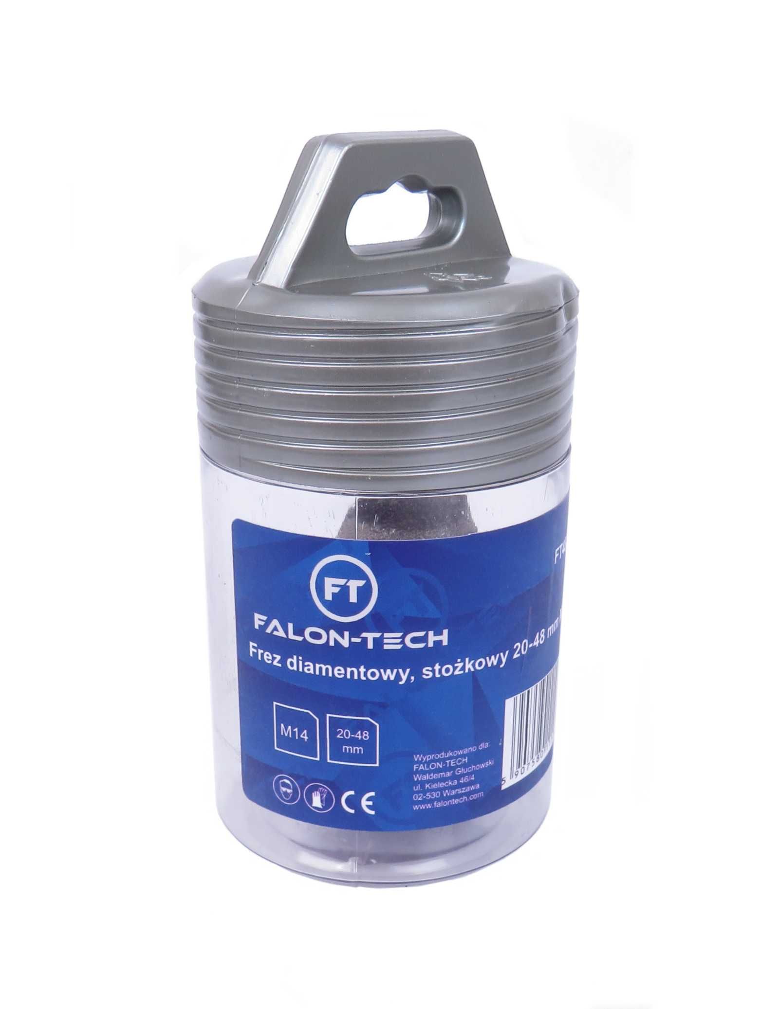 FALON-TECH Frez Diamentowy Stożkowy M14 20-48 Mm Stożek Gwint FT4822