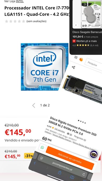 Gaming PC | 48GB RAM | RTX 2070 Super | i7‑7700K | 2.5TB | SSD NVMe