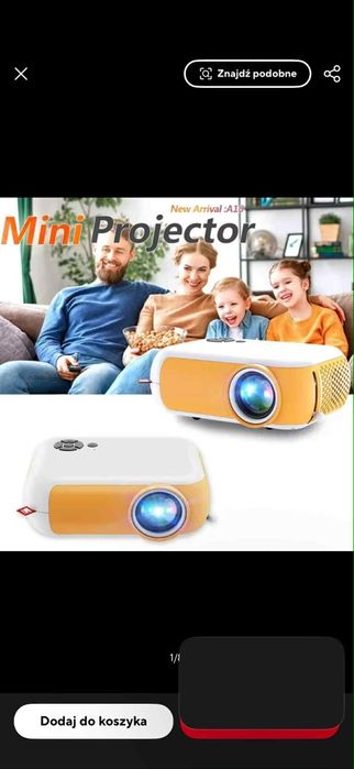 Mini projektor przenośny A10