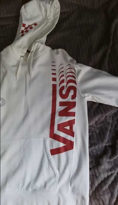 Biała Bluza Vans
