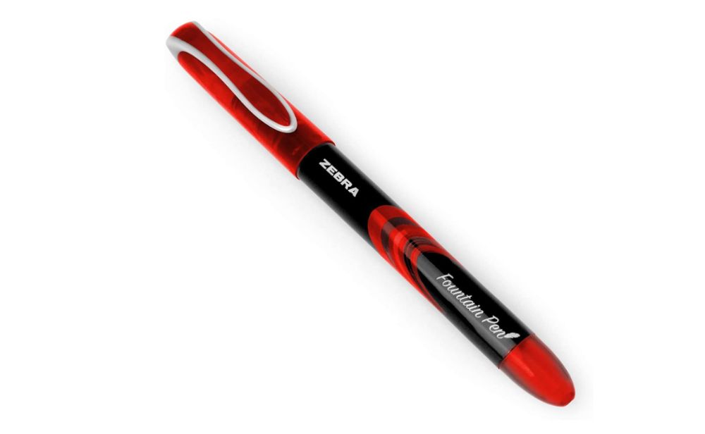 Caneta Fonte/ Caneta Tinteiro Vermelho Descartáveis Novo Portes Gratis